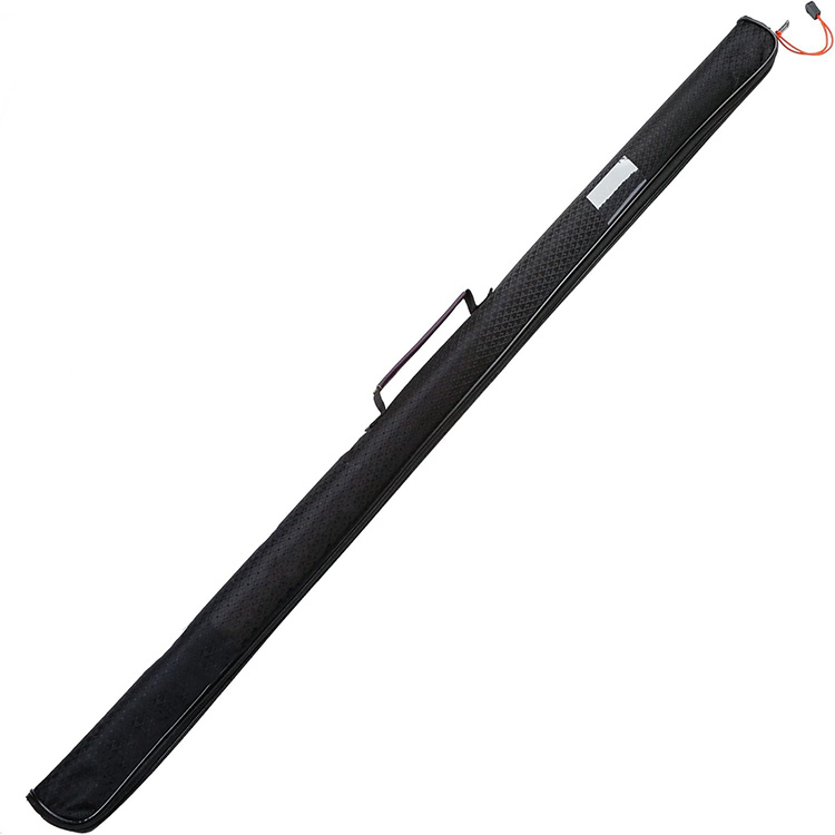 Double Zipper Large Capacity Fishing Rod Bag with Hard Bottom Protection for Travel Outdoor Spinning Baitcasting Storage