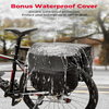 Waterproof Upgraded Large Capacity cycle Pannier Bag with Rain Cover for Touring Traveling Commuting Outdoor Adventure
