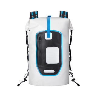 Unisex PVC Waterproof Backpack Large Capacity Waterproof Bag Open Closure for Outdoor Hiking Camping Diving Swimming Adventures