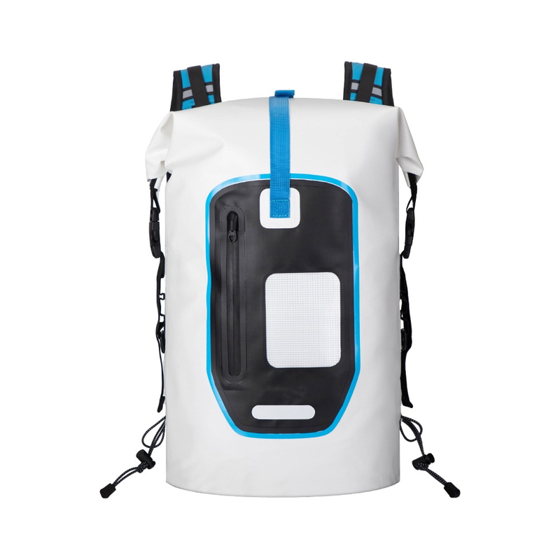 Unisex PVC Waterproof Backpack Large Capacity Waterproof Bag Open Closure for Outdoor Hiking Camping Diving Swimming Adventures