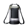 Fashion Translucent PVC Transparent 20L Outdoor Waterproof Bucket Bag Travel Sports Rafting Backpack