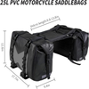Heavy-Duty Detachable Large Capacity Motorcycle Saddle Bag with Quick Release Buckles for Touring Travel Outdoor Adventure