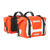 Motorcycle Rear Seat Waterproof Open Closure PVC Side Storage Bag for Long-Distance Outdoor Riding