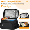 Portable Leakproof Insulated Lunch Bag with Adjustable Shoulder Strap for Work Office Picnic Travel Outdoor Daily Meal Use