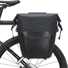 Waterproof Roll-Top Bike Pannier Bag with Reflective Details for Cycling Commuting Touring Travel