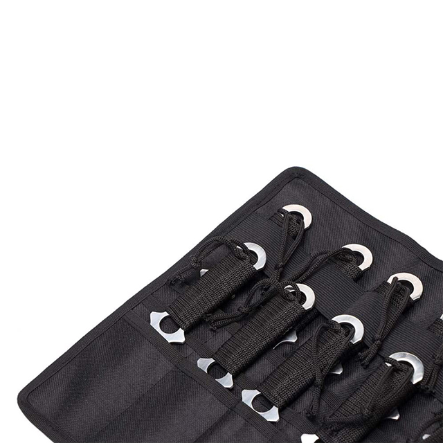 China Supplier Kunai Knives Wrap Roll Martial Arts Knives Storage Case Knife Pouch(EPZ-321)