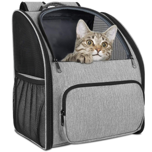 Amazon Hot Selling Two-Sided Ventilated Design Cat Bag Pet Carrier for Outdoor(EPZ-306)
