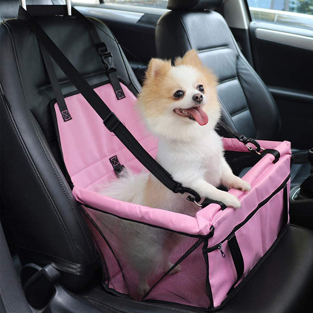 Factory Direct Portable Breathable Pet Car Seat for Travel with Clip on Leash(EPZ-332)