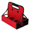 Hot Sell Reusable Folds Flat Holds 6 Cups or Cans Sturdy Frame Cup Carrier Holder(EPZ-235)