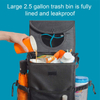Hot Sell Car Seat Back Organizer Car Trash with Tissue and Cup Holders(EPZ-177)