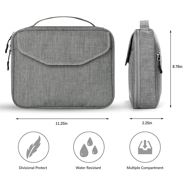 Amazon Hot Selling Electronic Accessories Double Layer Travel USB Cable Organizer(EPZ-211)