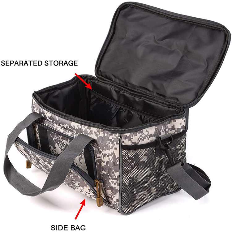 2022 Hot Selling Camouflage Military Portable Fishing Storage Duffel Bag For Outdoor Travel