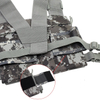 Chest Harness Chest Front Pack Pouch Holster Vest Rig for Two Way Radio Walkie Talkie