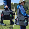 Water Resistant Extra Large Fit 7 3700 Tackle Boxes Fishing Box Bags With EVA Top Cover