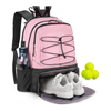New Design Large Tennis Backpack with Ventilated Shoe Compartment and Insulated Pocket