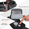 Functional Waterproof Fishing Waist Bag Fish Tactical Bag With Rod Holder
