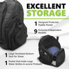 Stylish Unisex Design Large Pickleball Paddle Backpack with Padded Paddle Pockets and Large Bottom Sack for Shoes