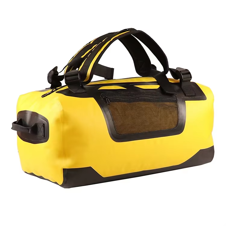65L Portable Tarpaulin Durable Waterproof Duffle Bag For Kayaking Boating Swimming