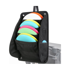 Durable Disc Golf Cart Pocket Pouch with Strap and Multi-pocket for Discs and Disc Golf Accessories