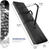 Waterproof Padded Heavy-Duty Snowboard Bag with Shoulder Strap for Travel Ski Trip Winter Outdoor Snow Sports