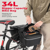 Waterproof Upgraded Large Capacity cycle Pannier Bag with Rain Cover for Touring Traveling Commuting Outdoor Adventure