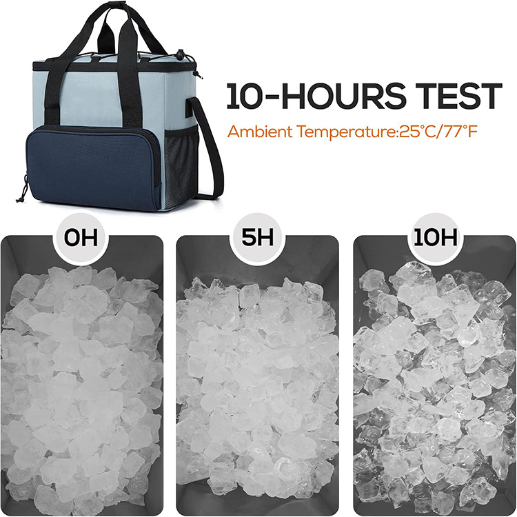 Insulated Leakproof Large Capacity Cooler Bag with Multi Pockets for Camping Beach Picnic Grocery Travel Outdoor Work