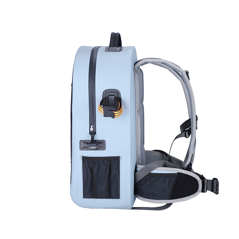 Waterproof Backpack with Airtight Zipper 840D Large Capacity TPU Outdoor Waterproof Lure Fishing Bag