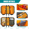 Expandable Waterproof Large Capacity cycle Pannier Bag with Multiple Compartments for Touring Travel Outdoor Motorbike