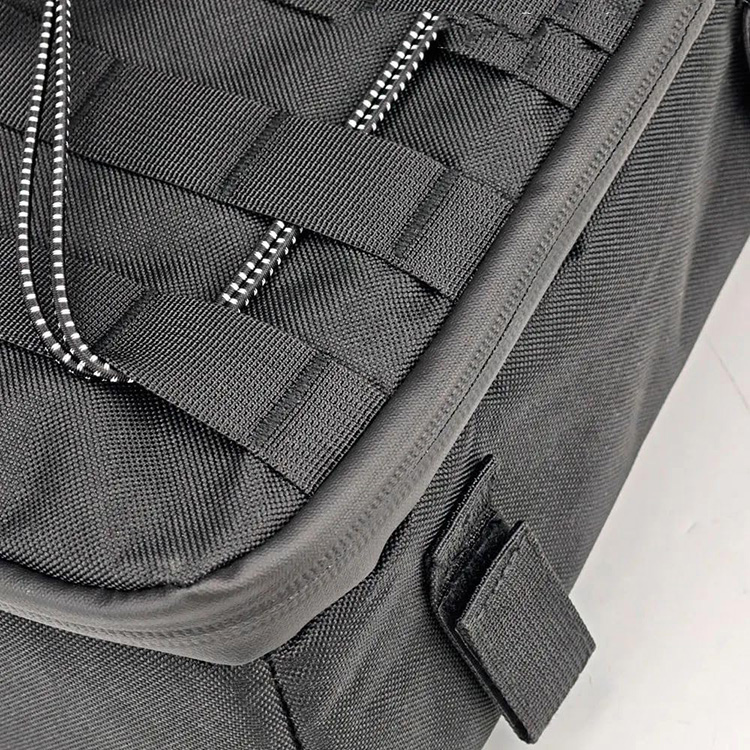 Waterproof Large Capacity Motorcycle Saddle Bag with External Pockets for Motorbike Touring Travel Outdoor Adventure Commuting