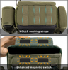 Nylon Lightweight Waterproof Tactical Chest Pack with Padded Adjustable Harness Straps for Hunting Bird Watching Shooting