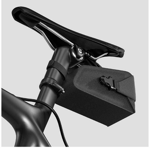 Bicycle Tail Bag, Road Mountain Bike Saddle Bag, TPU Large Capacity Waterproof Hard Shell, Rear Bag