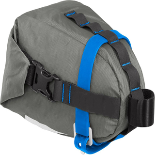 Large Capacity Bikepacking Bike Saddle Bag with Compression Straps for Off-Road Touring Cycling Adventure
