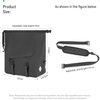Durable Bikepacking Bike Saddle Bag That Fits Tools Gear with Reflective Details for Outdoor Riding Travel Use