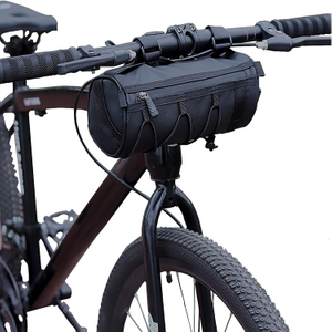 Waterproof Reflective Bike Handlebar Bag with Detachable Shoulder Strap for Road Mountain Cycling Commuting Travel