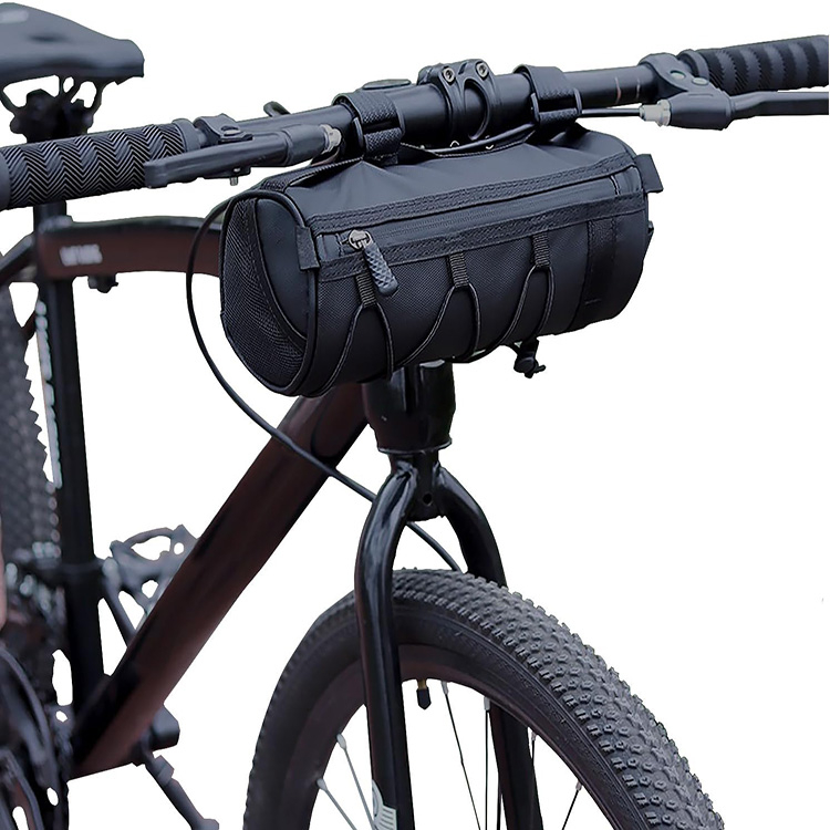 Waterproof Reflective Bike Handlebar Bag with Detachable Shoulder Strap for Road Mountain Cycling Commuting Travel