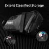 Expandable Large Capacity Waterproof Bike Pannier Bag with Reflective Stripe for Commuting Touring Grocery