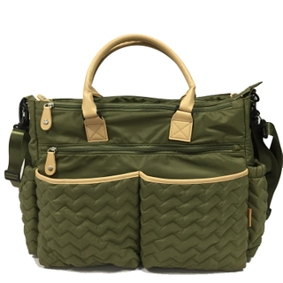 Fashion diaper bags mummy baby bag with stroller straps waterproof stylish designer tote for moms (T01629)
