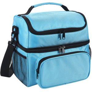 Double Decker Tote Lightweight Insulated Waterproof Thermal Custom Cooler Bag (EP-CB289)