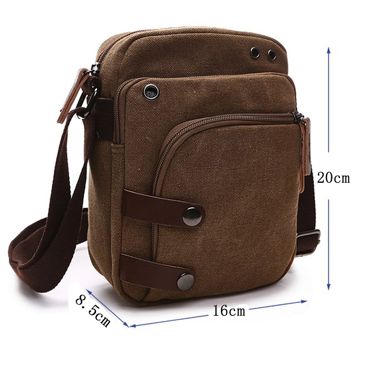 Fashion Travel Briefcase Shoulder Canvas Small Mini Messenger Bag(EP-SB233)
