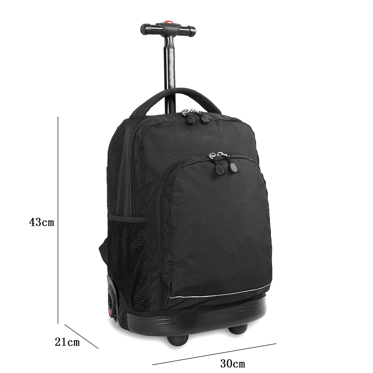 Custom Rolling Trolley School Bag School Trolley Trolley Backpack with Wheels (EP-SB261)