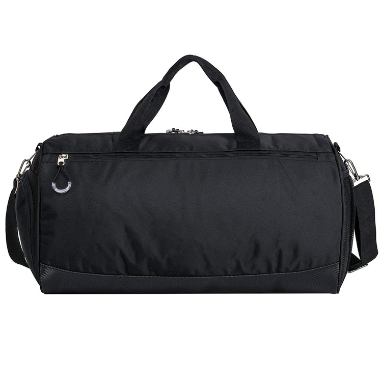 Gym sports bag with shoe compartment