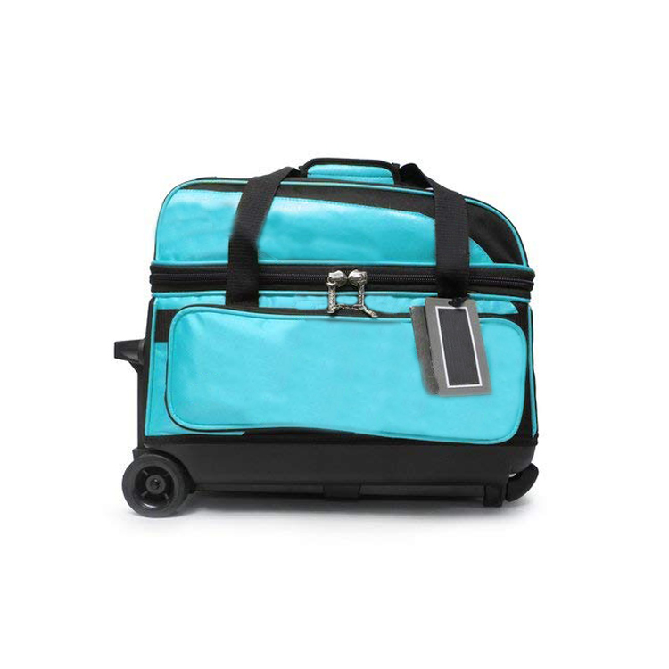 Custom Sport Tote Trolley Roller Bowling One Ball Bowling Bag with Wheels (EP-SB172)