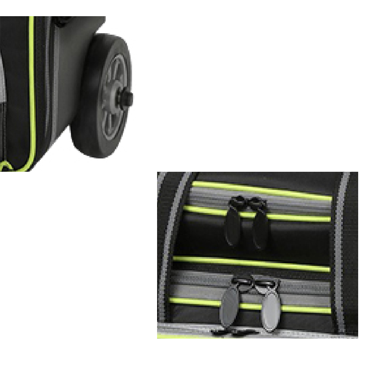 Fashion Sport Tote Trolley Roller 4 Ball Bowling Bag with Wheels (EP-SB173)