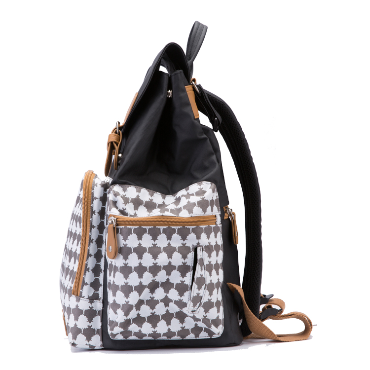 Larger Capacity Baby Nappy Bags Mommy Diaper Bag Tote Backpack Outdoor Diaper Bag Backpack(HC19-T01633)