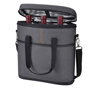 Cheap 3 Bottle Beer Carrier Cooling Leakproof Thermal Insulated Wine Bag Cooler (EP-CB304)