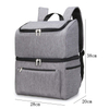 Lightweight BBQ Picnic Insulated Waterproof Thermal Double Decker Lunch Bag Cooler Bag Backpack (EP-SB278)