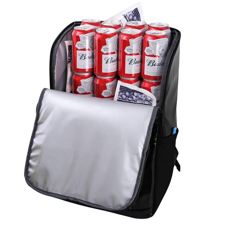 Waterproof Thermal Bag Insulated Backpack with Cooler Compartment for Lunch Picnic Hiking Camping (EP-CB291)