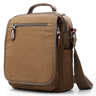 Custom Travel Sport Briefcase Shoulder Canvas Mini Small Messenger Bag(EP-SB231)