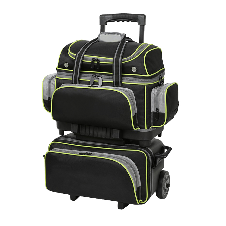 Fashion Sport Tote Trolley Roller 4 Ball Bowling Bag with Wheels (EP-SB173)