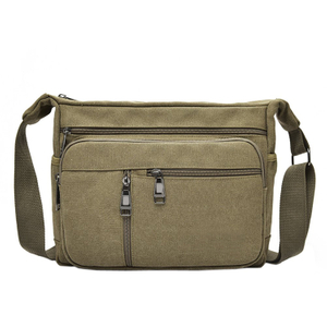 Factory Direct Price Briefcase Shoulder Custom Canvas Messenger Bag(EP-SB239)
